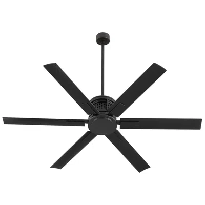 Quorum International Zeus 65" Matte Black Fan