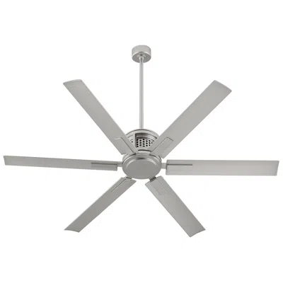 Quorum International Zeus 65" Satin Nickel Fan
