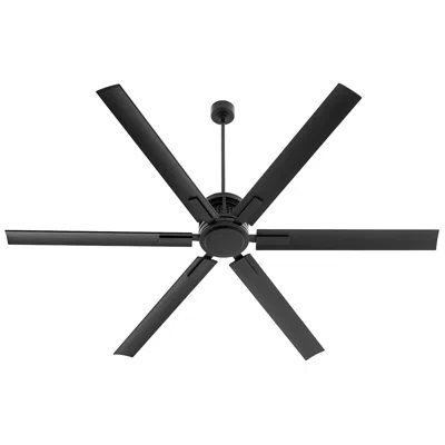 Quorum International Zeus 80" Matte Black Fan