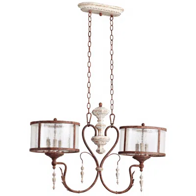 Quorum La Maison Manchester Grey Kitchen Island Light Chandelier