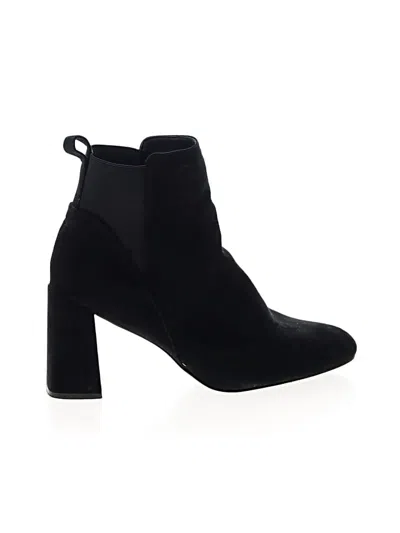 Pre-owned Qupid Ankle Boots In Black