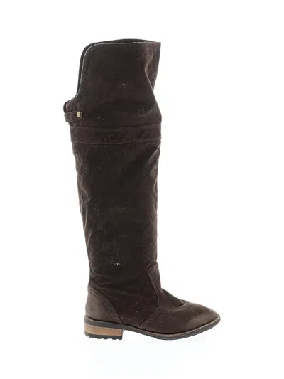 Pre-owned Qupid Boots In Brown