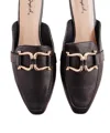 QUPID ELLA FAE SLIDES IN BLACK