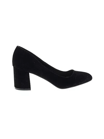 Pre-owned Qupid Heels In Black