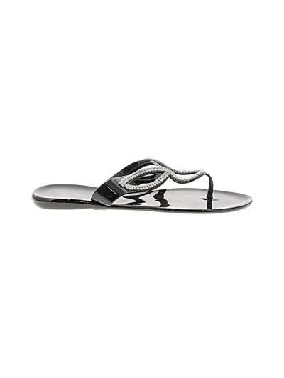 Pre-owned Qupid Sandals In Black