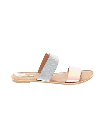 Pre-owned Qupid Sandals In Pink