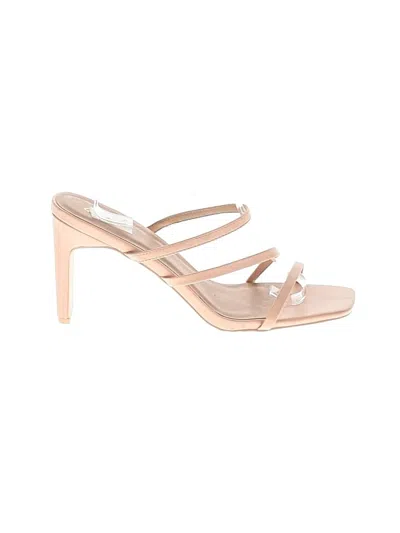 Pre-owned Qupid Sandals In Tan