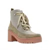 Qupid Women's Glamping Boot In Olive Slate In Multi