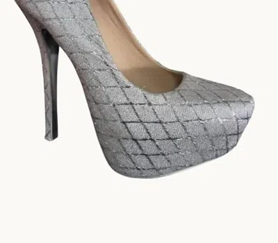 Qupid Women's Mady Heel In Silver