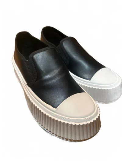 Qupid Women Mizar-02 Platform Sneakers In Black Pu