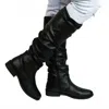 Qupid Women's Slouchy Crinkle Boots In Black In Black