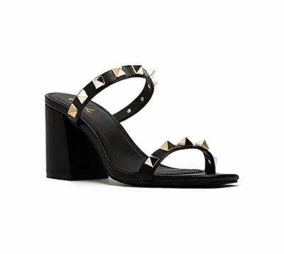 Qupid Women's Studded High Heels In Black