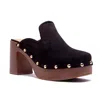 Qupid Women's Willy Heeled Clog In Black