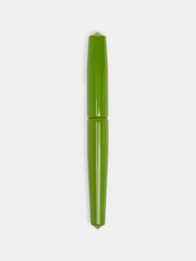 R A W Resin Fountain Pen  Abask Luxury Gift In Green