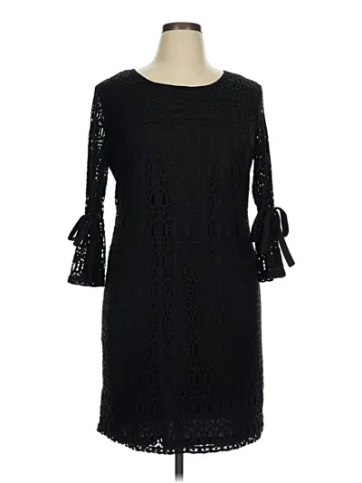 Pre-owned R&k Casual Dress In Black