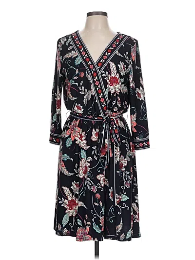 Pre-owned R&k Casual Dress In Black