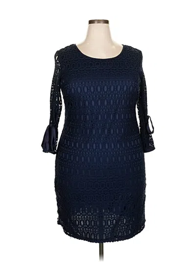 Pre-owned R&k Casual Dress In Blue