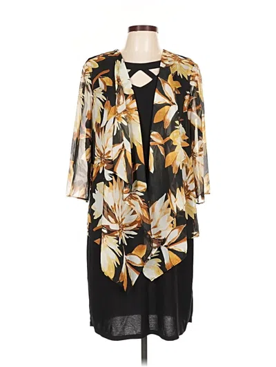 Pre-owned R&k Casual Dress In Brown