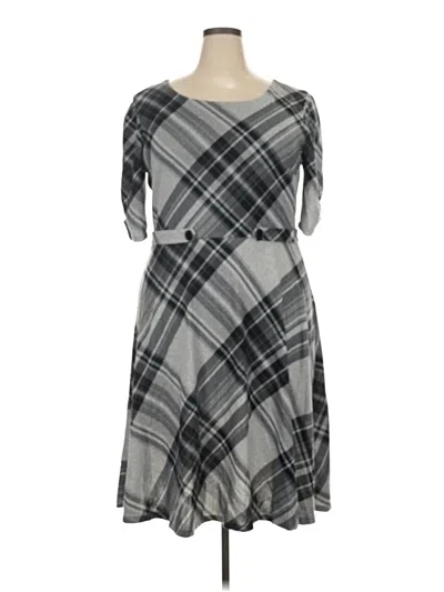Pre-owned R&k Casual Dress In Gray