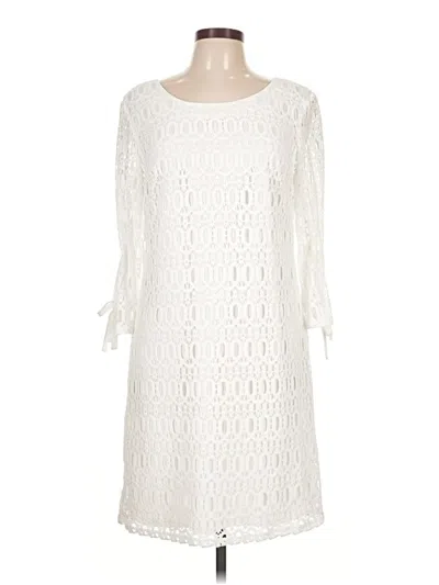 Pre-owned R&k Casual Dress In Ivory