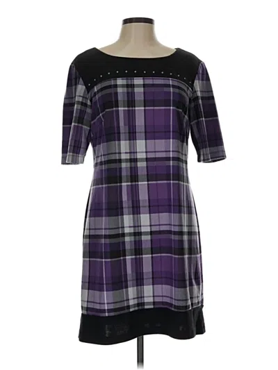 Pre-owned R&k Casual Dress In Purple
