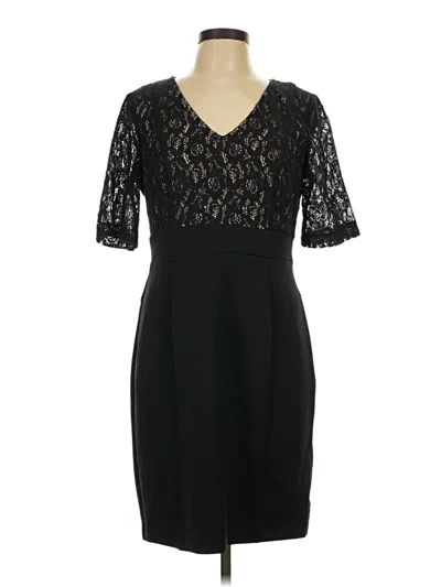 Pre-owned R&k Cocktail Dress In Black