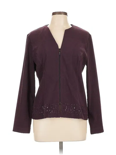 Pre-owned R&k Originals Cardigan Sweater In Burgundy