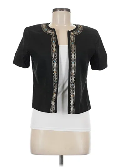 Pre-owned R&k Originals Short Sleeve Blouse In Black