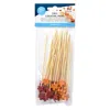 R & M International 5-inch Fall Cocktail Picks 25-pack In Brown