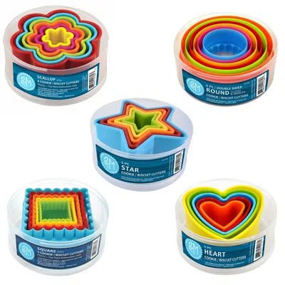 R & M International Assorted Shapes Cookie Cutter Set In Multi