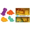 R & M International Dinosaur Cookie Cutter & Stamper Set