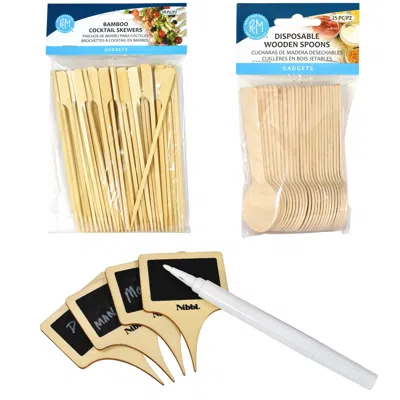 R & M International Disposable Charcuterie Accessories In Neutral