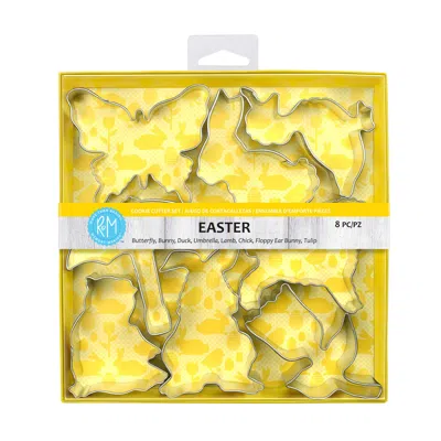 R & M International Easter 8 Piece Cookie Cutter Set