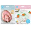 R & M International Egg & Easter Cookie Cutter Set, 6 Piece In Silver