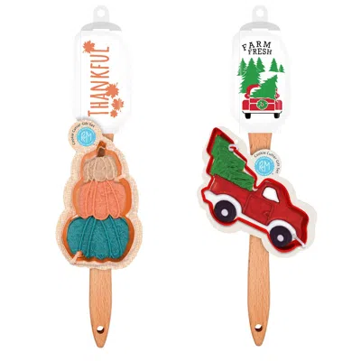R & M International Fall And Winter Spatula & Cookie Cutter Set In Multi