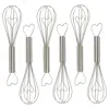 R & M International Heart Whisk, Pack Of 6 In Silver