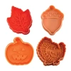 R&m International Llc Autum Pastry & Cookie 4-pc. Stamper In Multi