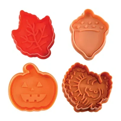 R&m International Llc Autum Pastry & Cookie 4-pc. Stamper In Multi