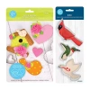 R&m International Llc Birds 8-pc. Cookie Cutter Bundle In Silver