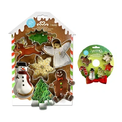 R&m International Llc Christmas 13-pc. Cookie Cutter Bundle In Silver