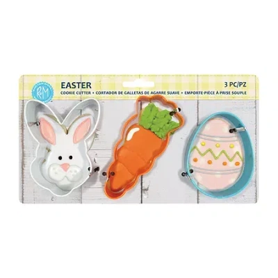R&m International Llc Easter 3-pc. Cookie Cutters In Multi