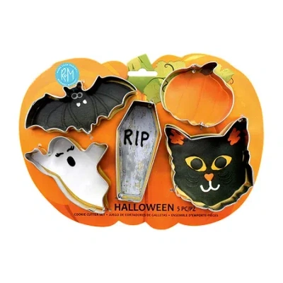 R&m International Llc Halloween 5-pc. Cookie Cutters In Silver