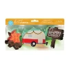 R&m International Llc Happy Camper 3-pc. Cookie Cutters In Silver