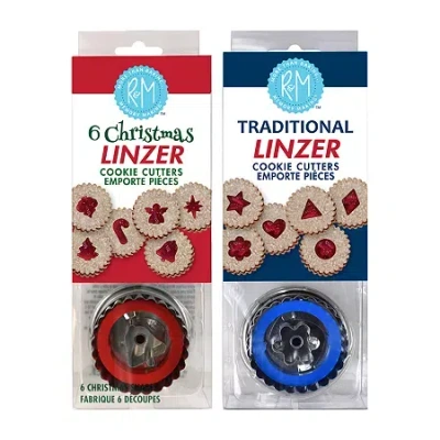 R&m International Llc Linzer Assorted 12-pc. Cookie Cutter Bundle In Multi