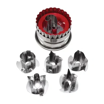 R&m International Llc Linzer Christmas 6-pc. Cookie Cutters In Silver