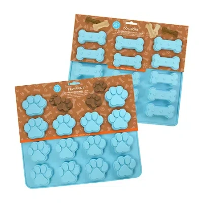R&m International Llc Pet Treat 2-pc. Mold Bundle In Blue