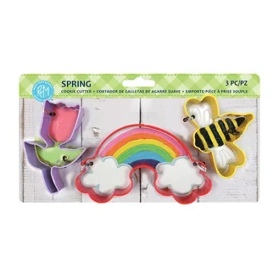 R&m International Llc Spring 3-pc. Cookie Cutters In Multi