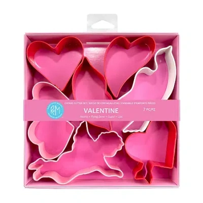 R&m International Llc Valentine 7-pc. Cookie Cutters In Multi