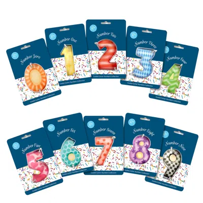 R & M International Milestone Cookie Cutters, Set Of 10 In Silver