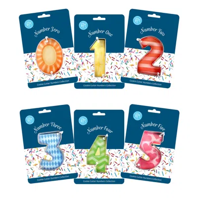 R & M International Milestone Cookie Cutters, Set Of 6 In Silver